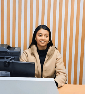 Jenisha Adhikari, Frontdesk
